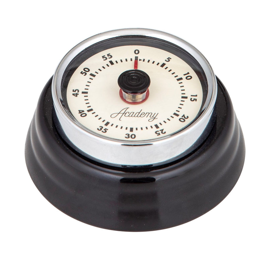 Academy Bronte Mechanical Timer with Magnet - Black