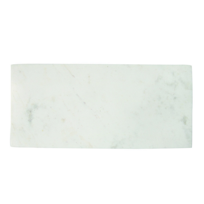 Be Home White Marble Rectangular Board