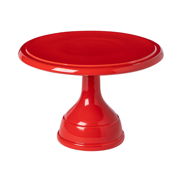 Casafina Footed Cake Plate - Red 27cm - Floor Model