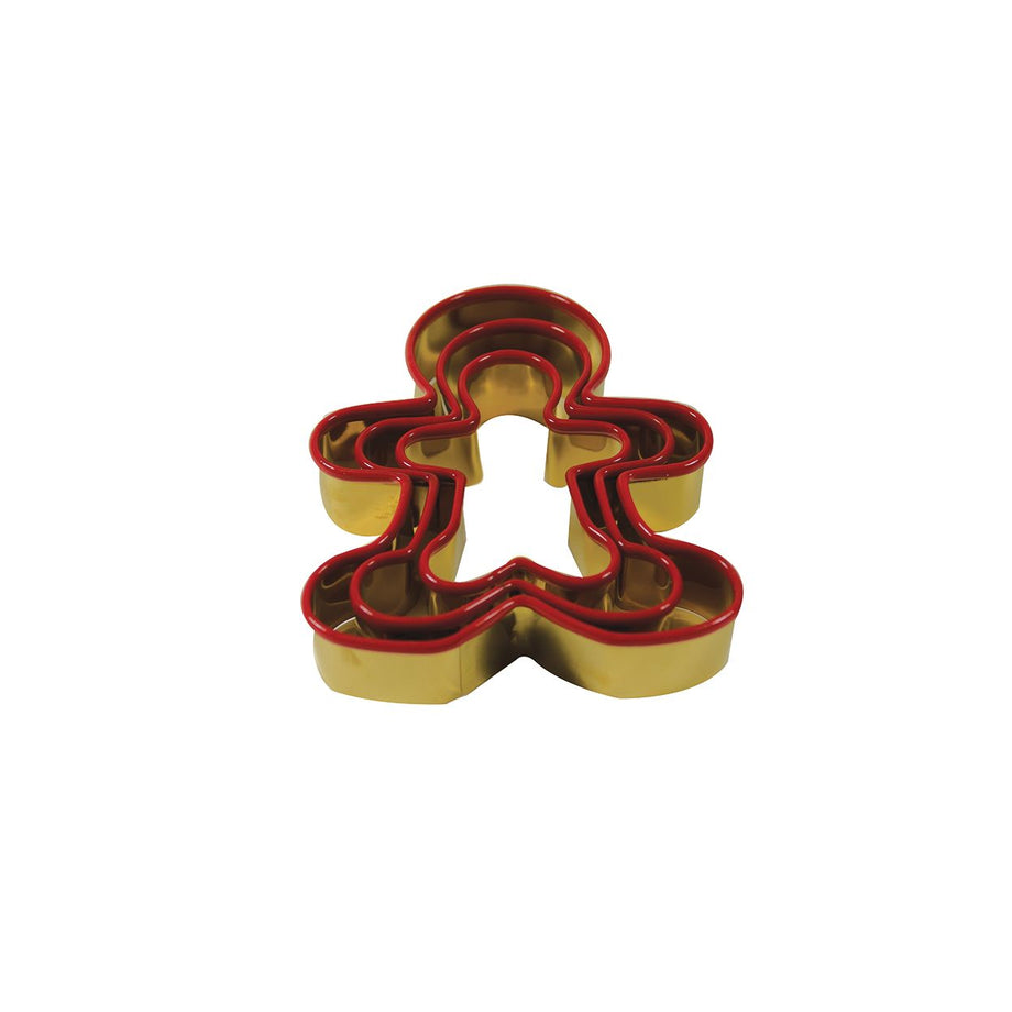 Nested Holiday Cookie Cutters, Set of 3 - Gingerbread