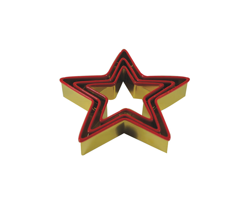 Nested Holiday Cookie Cutters, Set of 3 - star