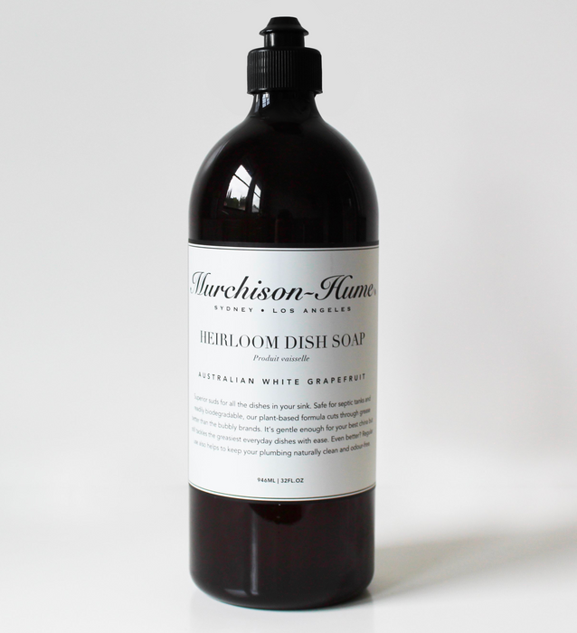 Murchison-Hume Heirloom Dish Soap - Australian White Grapefruit / 32oz Plastic Refill Bottle