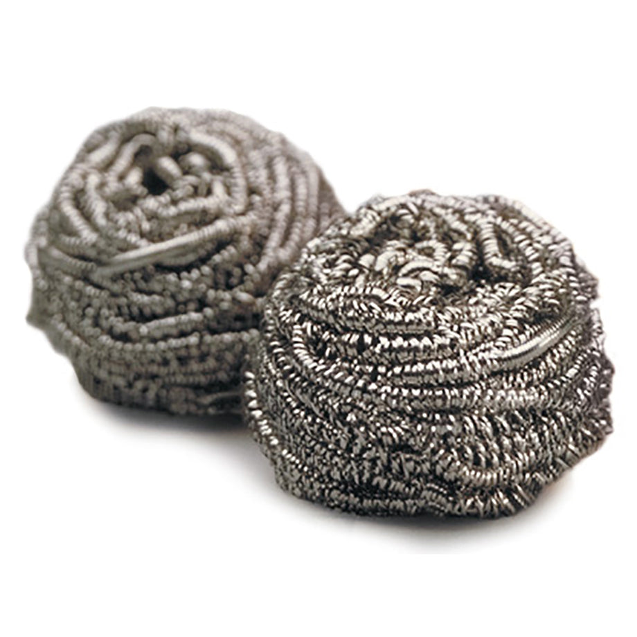 RSVP Endurance Stainless Steel Scrubbies, Set of 2