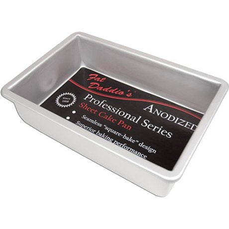 Fat Daddio s Rectangular Aluminum Cake Pan 9 x 13 x 3 Floor Model Cookery