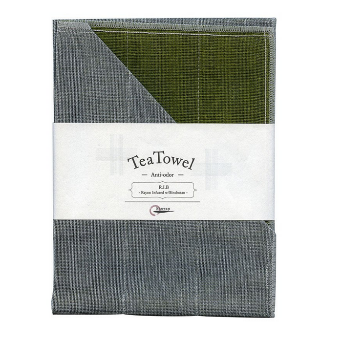 IPPINKA Nawrap R.I.B. Tea Towel - Moss Green