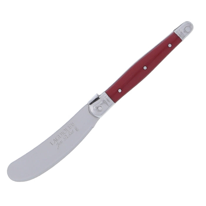 Laguiole Dubost Mini Cheese Spreader - Red