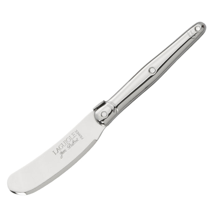 Laguiole Jean Dubost Mini Stainless Steel Cheese Spreader - Straight Handle