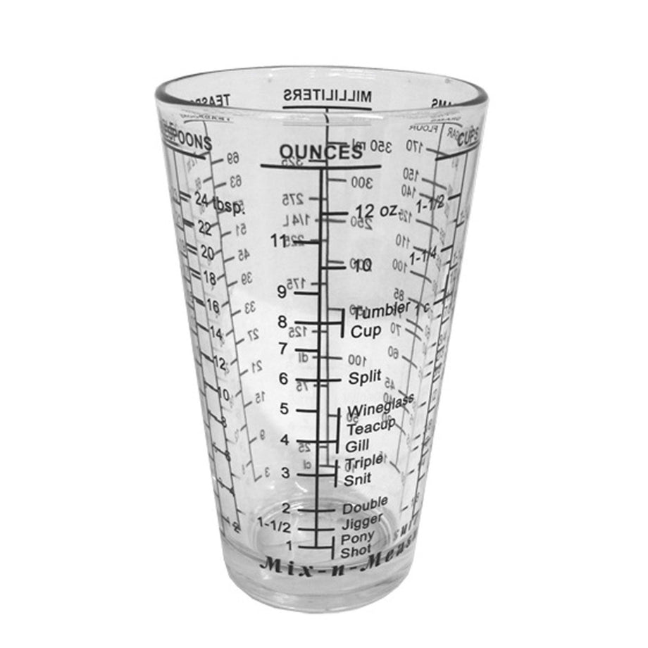 Mélange de verre et verre de mesure - 16oz / 473ml