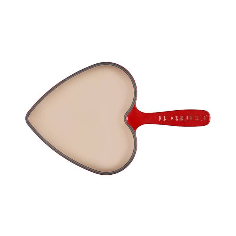 Le Creuset 16 cm Mini Heart Skillet - Cerise