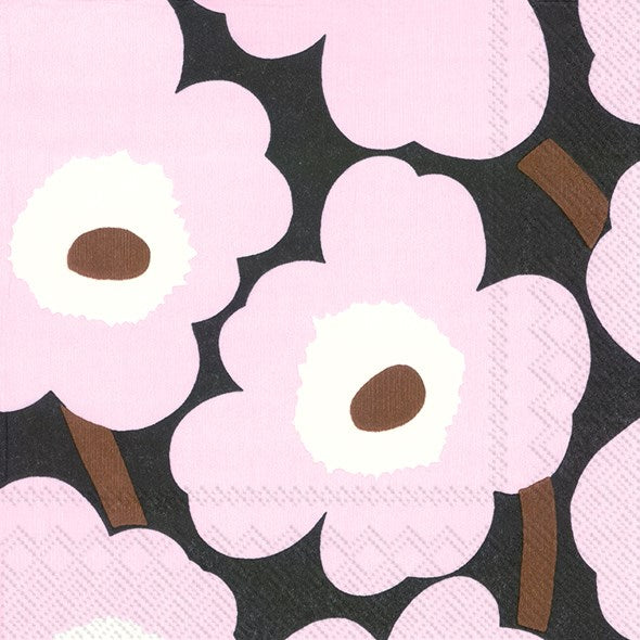 Marimekko Déjeuner serviettes - La rose UNIKKO