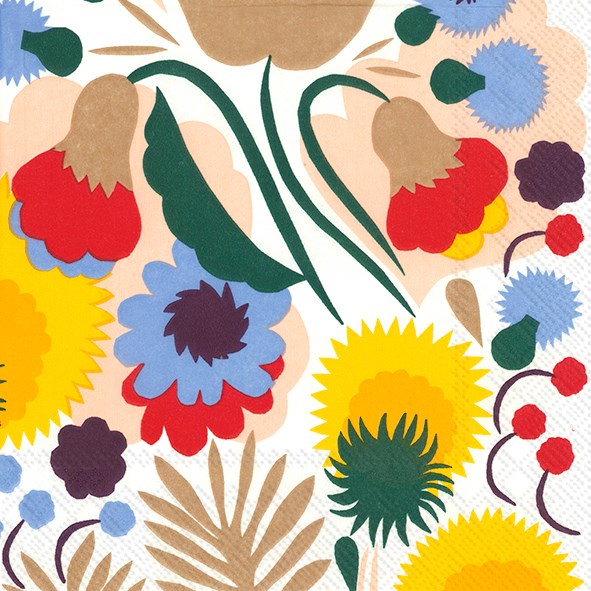 Marimekko Paper Lunch Napkin - PIKKUKELLUKKA — Cookery