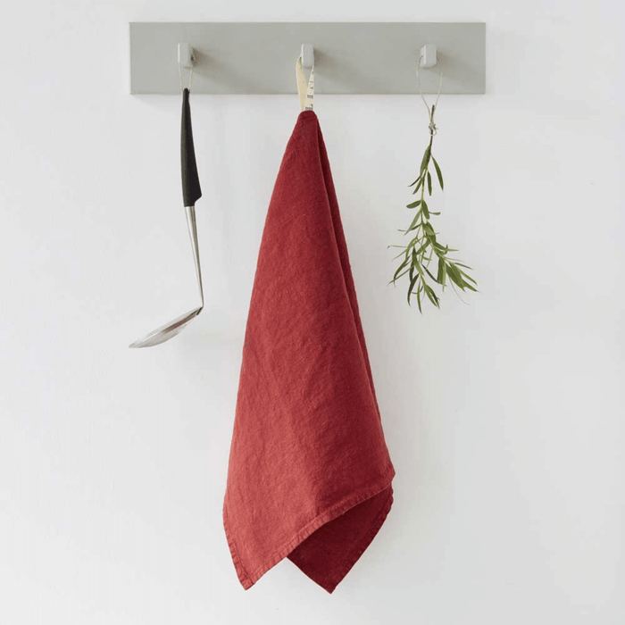 Torchon en Lin Linen Tales - Poire Rouge