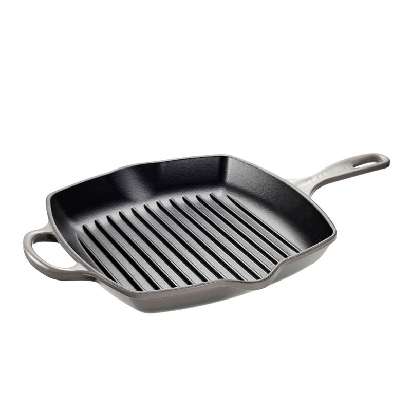 Le Creuset Signature Cast Iron 10.25 Square Skillet Grill - Oyster