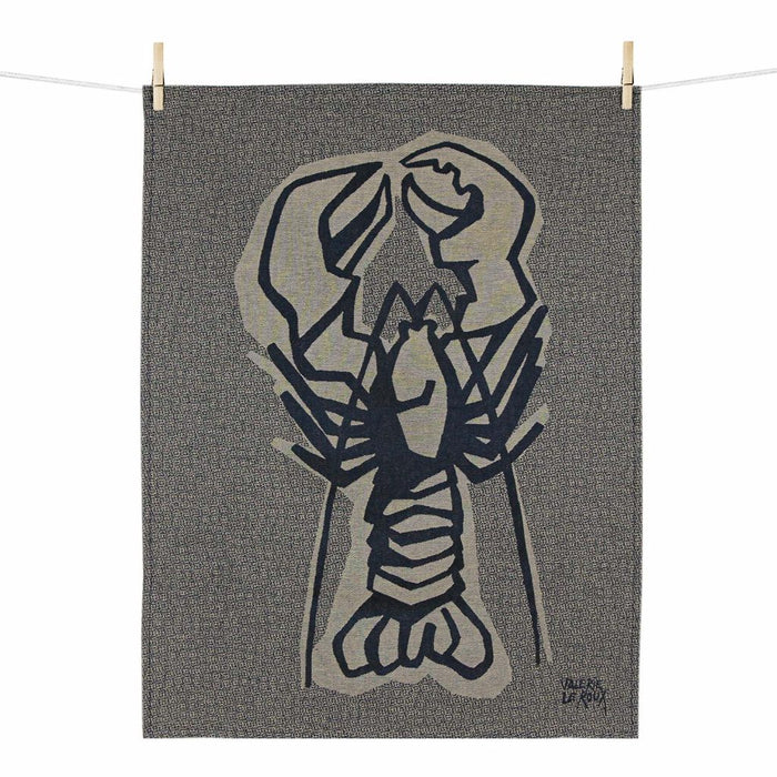 Moutet Basque Cotton Tea Towel - Lobster