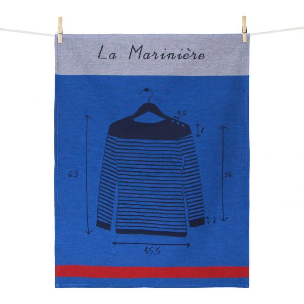 Moutet Basque Cotton Tea Towel - Mariniere - Floor Model