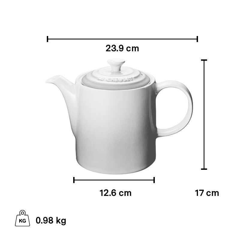 Théière Grand Le Creuset - Coquillage Rose