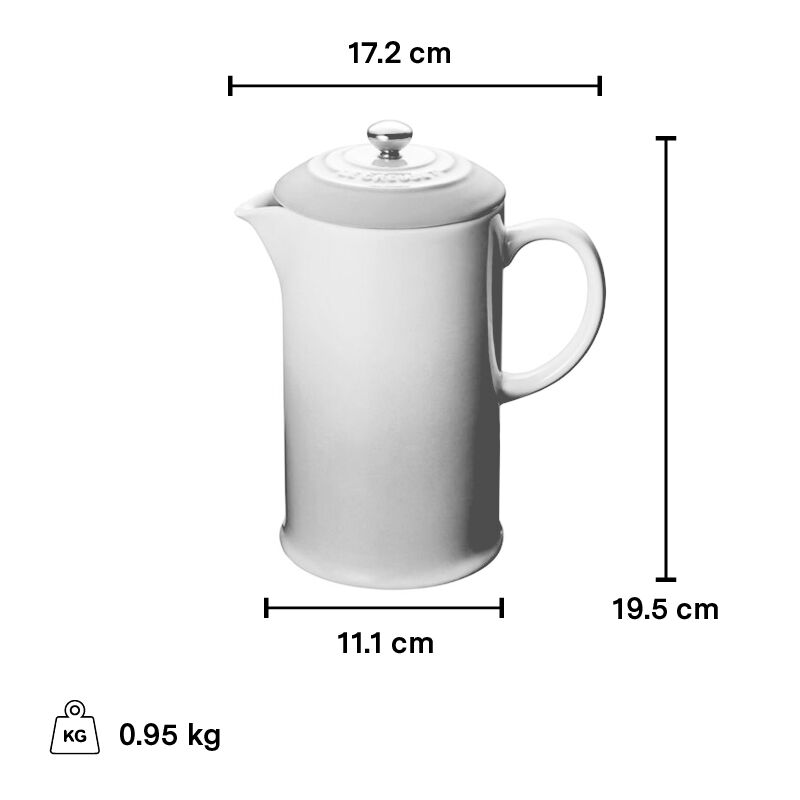 Cafetière à piston Le Creuset - Rose coquillage