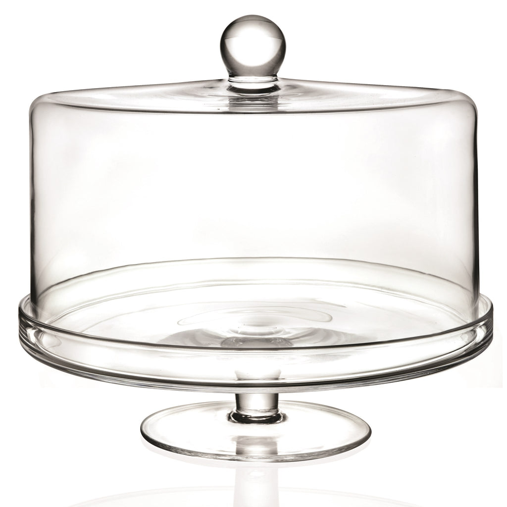 Glass cake stand best sale