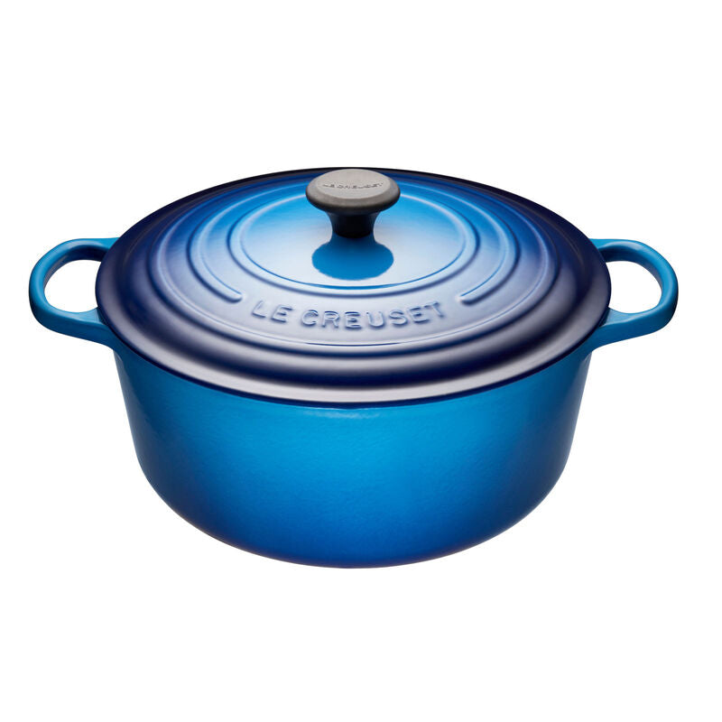 Le Creuset 6.7L Signature Round French Oven - Blueberry