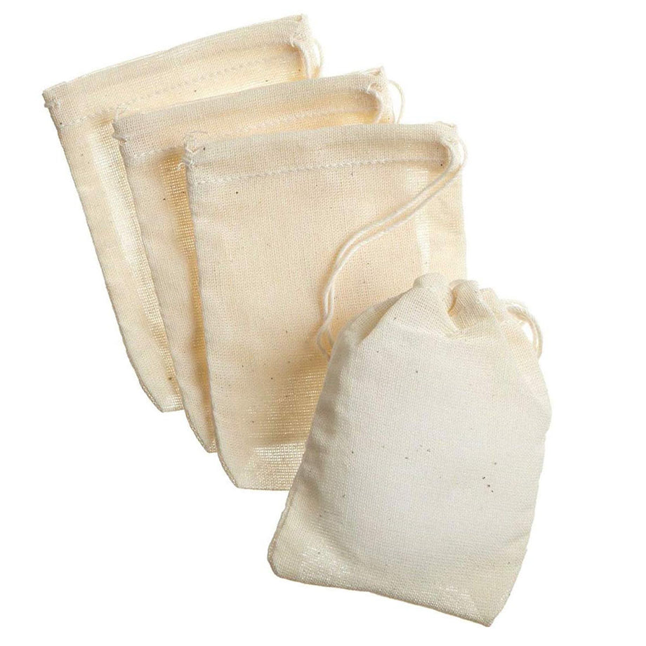 Regency Spice Bags, Set of 4 - Natural