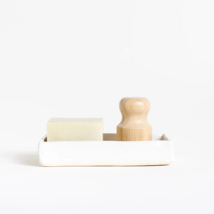 The Bare Home Porte-savon en céramique fait main