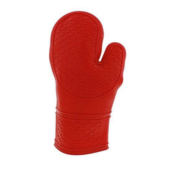 Silicone Oven Mitt - Red
