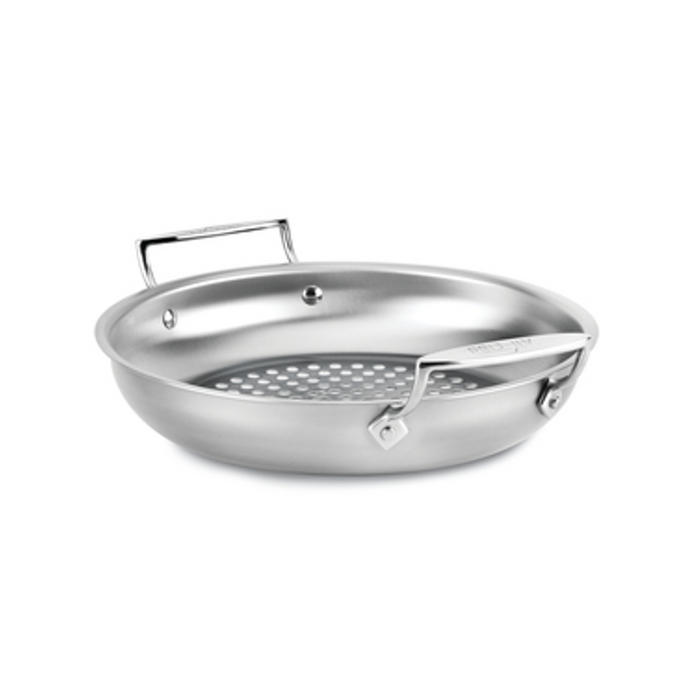 All-Clad Outdoor Stainless Steel Round Grill Basket - 11"