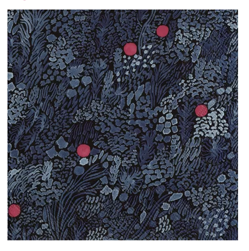 Marimekko Déjeuner serviette - KURJENMARJA bleu