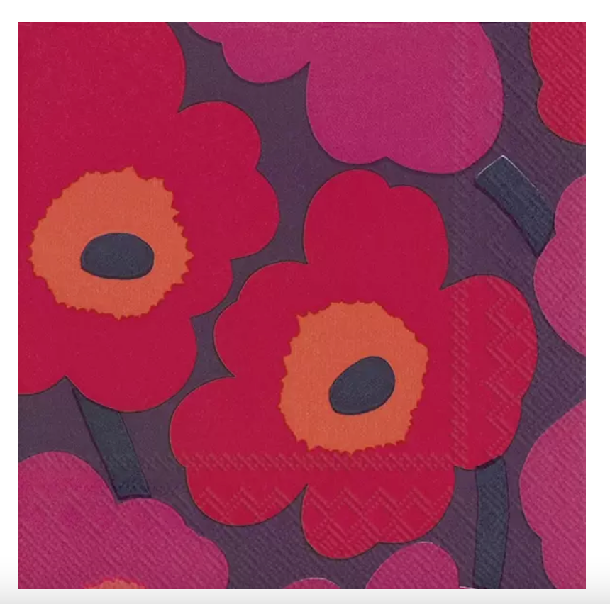 Marimekko Déjeuner serviette - UNIKKO mauve