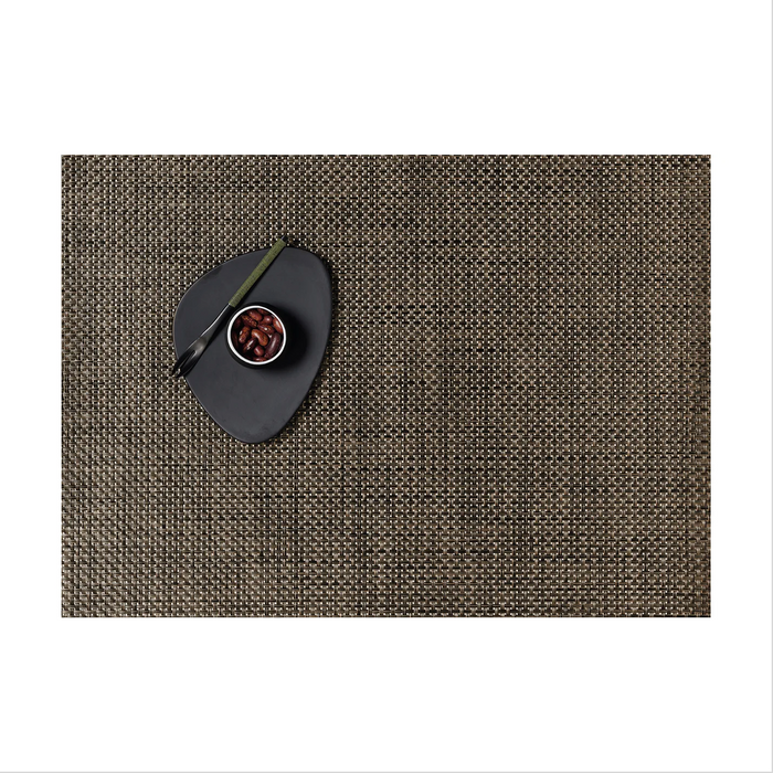 Chilewich Table Mats - Basketweave / Rectangle / Mat Earth