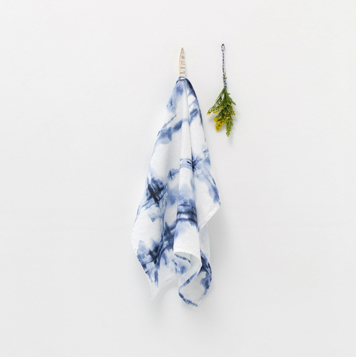 Linen Tales Linen Tea Towel - Tie Dye