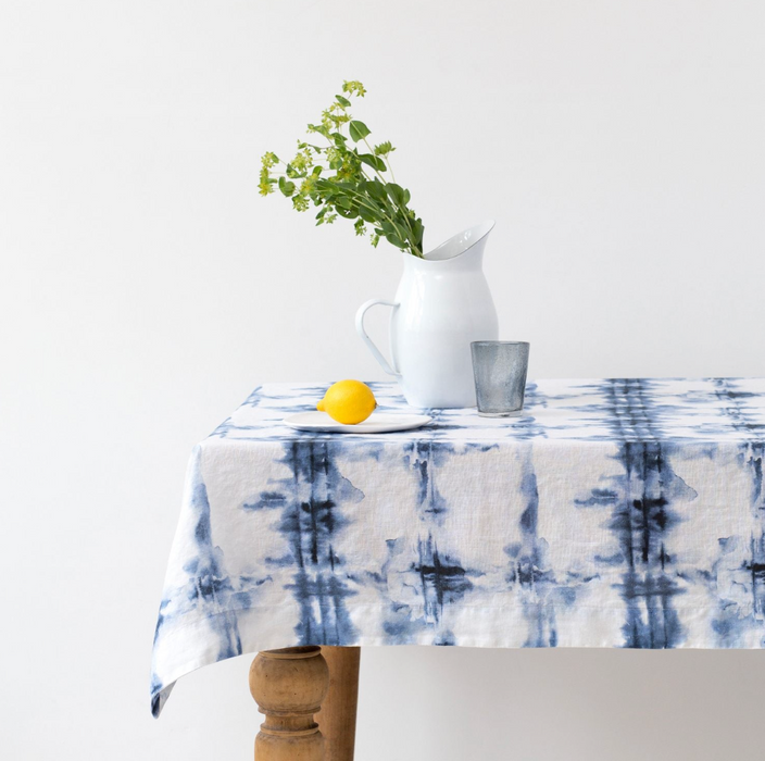 Linen Tales Linen Tablecloth - Tie Dye / 10-12 ppl (140cm x 300cm)