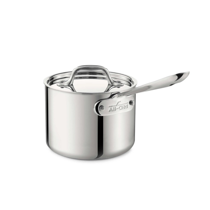 All-Clad 1.5Qt D3 Stainless Steel Saucepan with Lid