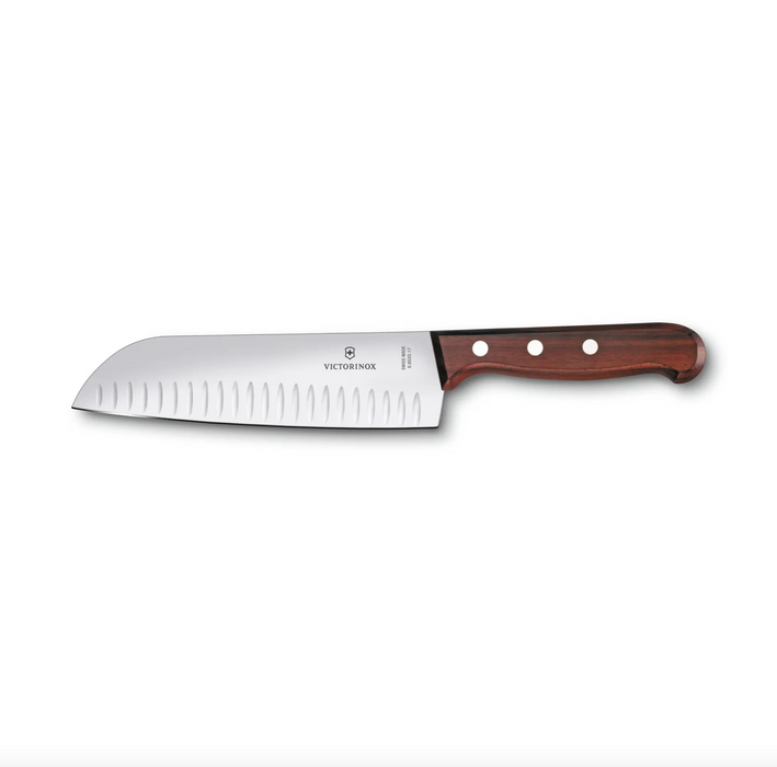 Victorinox Rosewood Santoku 7" Granton Blade Knife