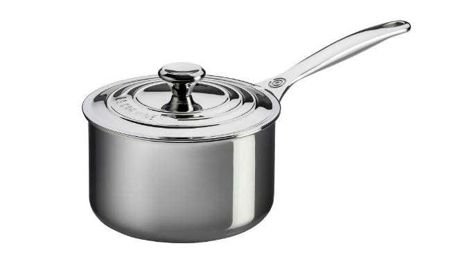 Le Creuset Signature Stainless Steel Saucepan with Lid - 2.8L