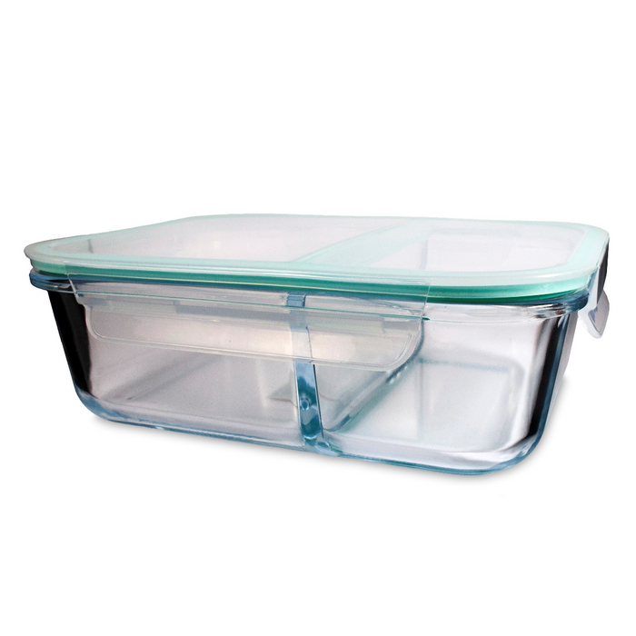 Glass storage container with locking lid, Cookware