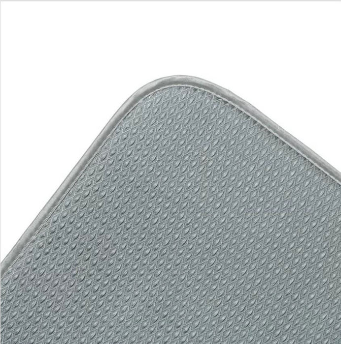 Envision Home Dish Drying Mat - Grey / 16 x 18"