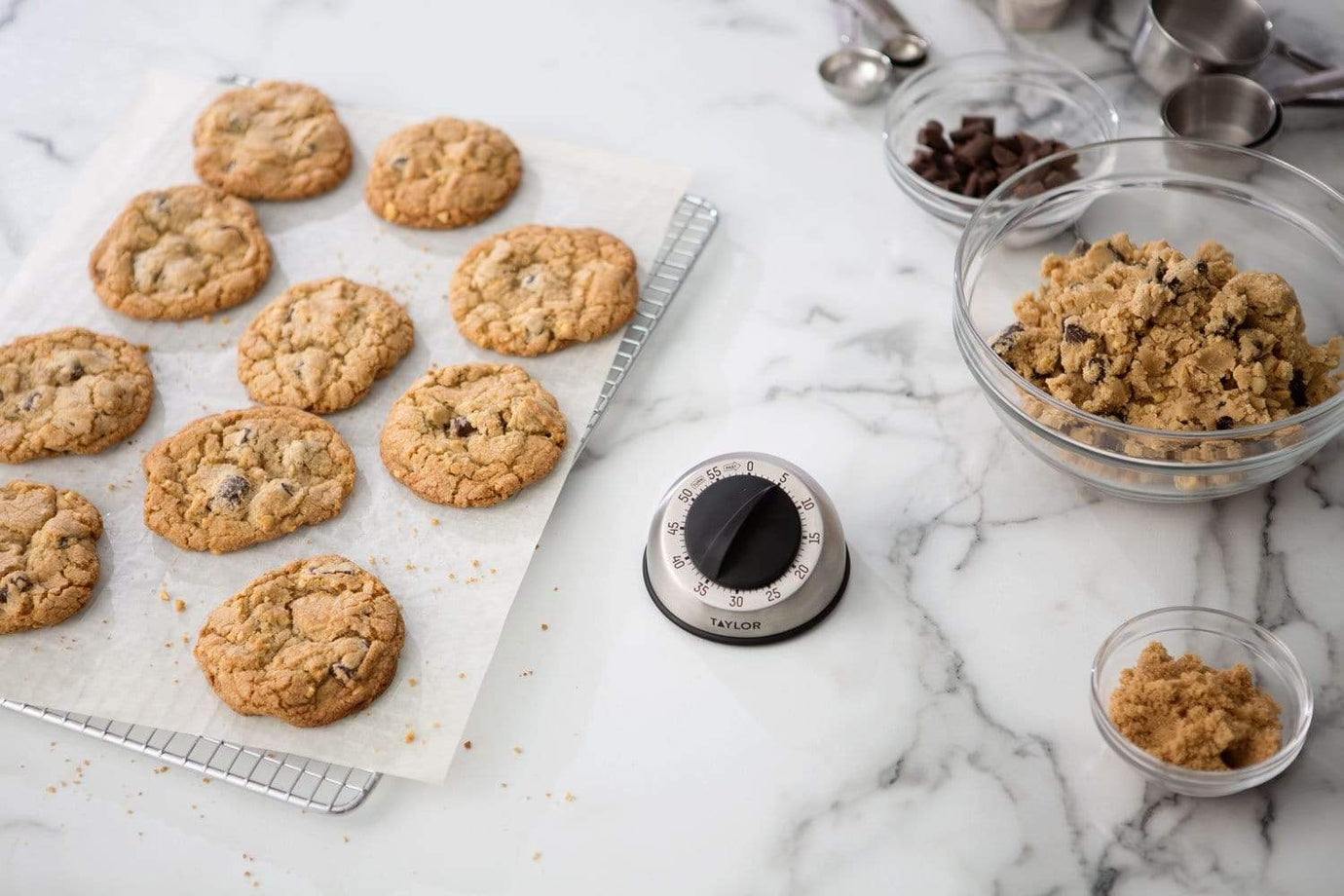 Taylor mécanique 60min Timer acier inoxydable