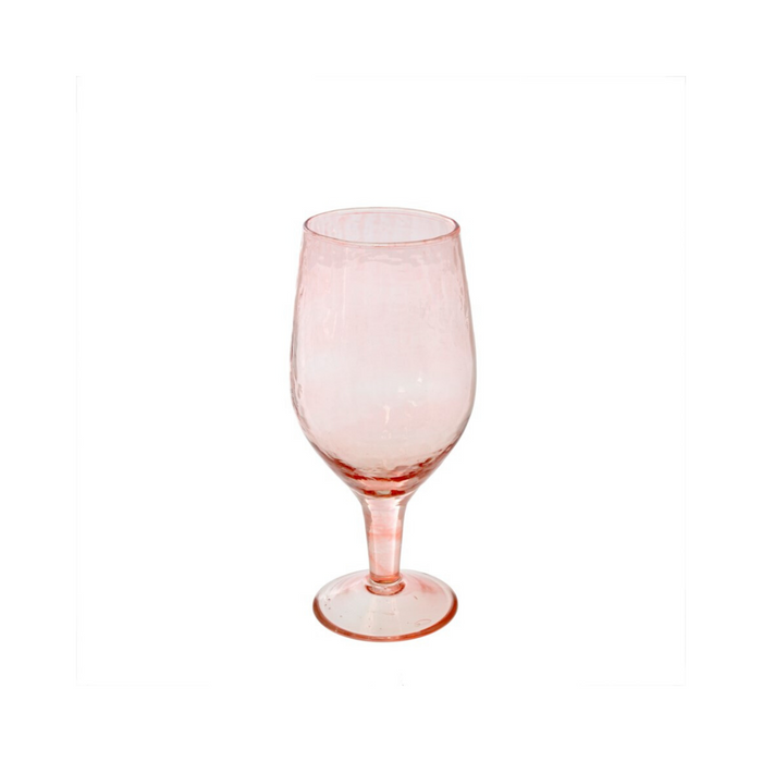 Indaba Valdes Wine Glass - Pink