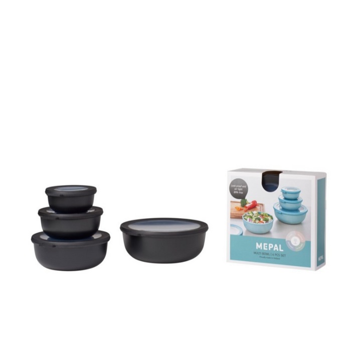 Mepal Cirqula Multi Bowl - Set of 4 bowls / Black