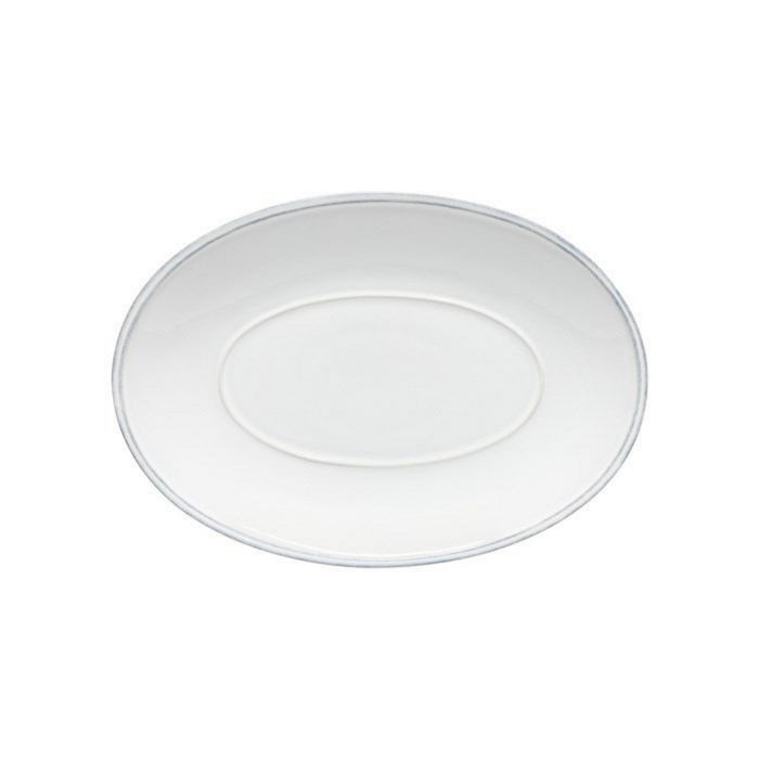Costa Nova Friso White Oval Platter - 30cm