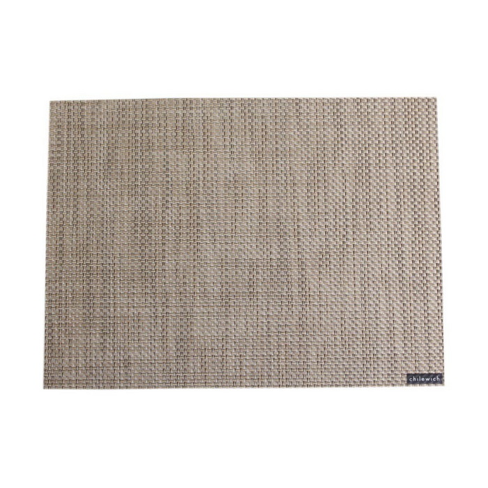 Chilewich Table Mats - Basketweave / Rectangle / Latte