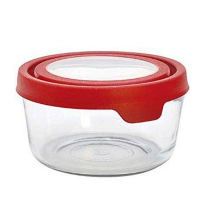 Anchor Hocking True Seal Glass Storage Containers - 4 cup round