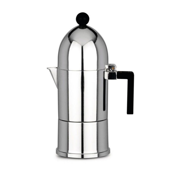 Alessi La Cupola Espresso Coffee Maker - Black / 6 cups