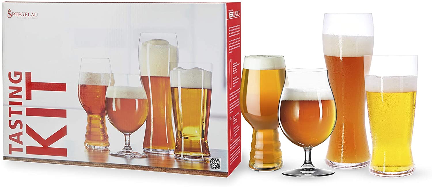 Spiegelau Craft Beer Glasss - 4 verre Tasting Kit