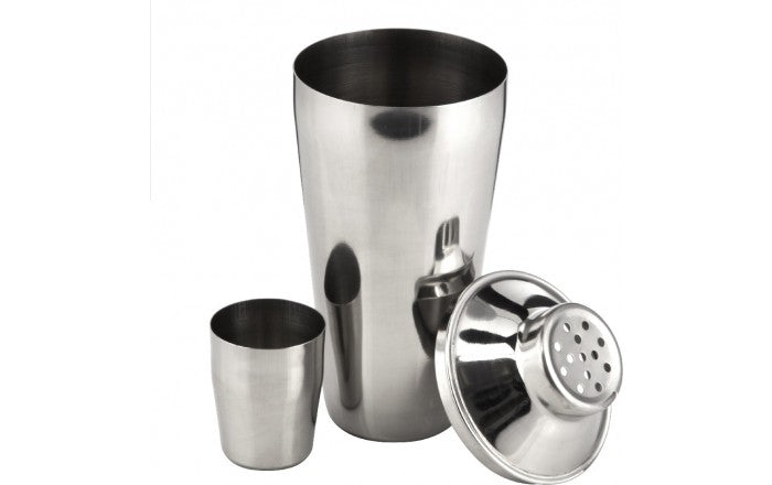 Stainless Steel Cocktail Shaker with Strainer - 30oz
