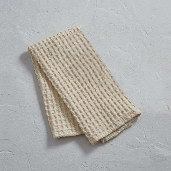 Split P Cotton Waffle Weave Towel - Pebble