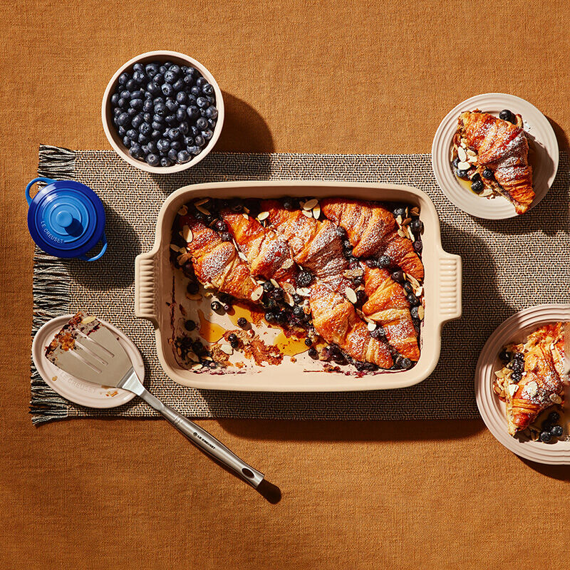 Le Creuset Heritage 3.8L Plat rectangulaire - Blueberry