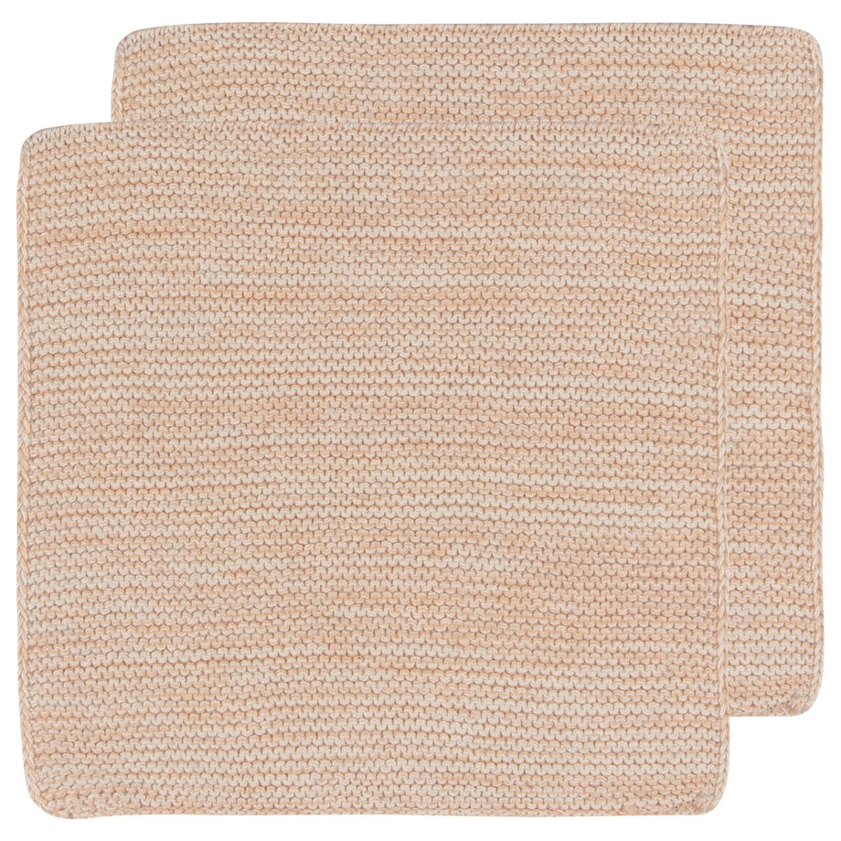 Danica Heirloom Knit Dishcloths Set de 2 - Nectar