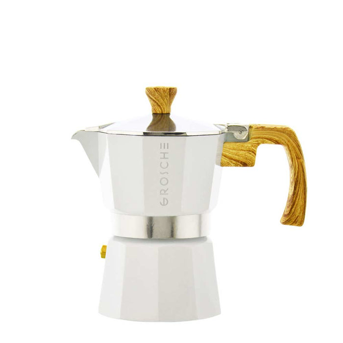 Grosche Milano Espresso Maker - White / 3-Cup / 5 fl. oz